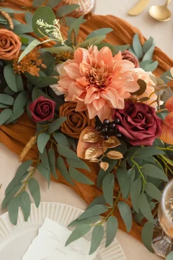 6ft Flower Garland in Amber | Clearance
