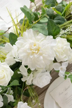 6ft Flower Garland in May Lily & Olive | Clearance