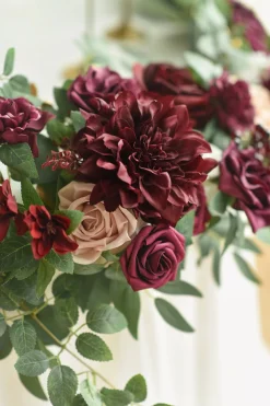 6ft Flower Garland in Romantic Marsala | Clearance