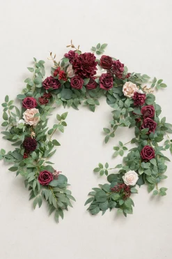 6ft Flower Garland in Romantic Marsala | Clearance