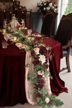 6ft Flower Garland in Romantic Marsala | Clearance