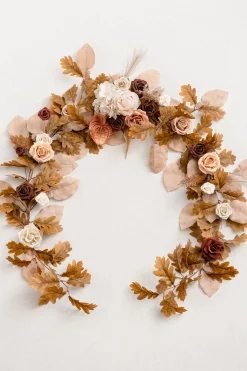 6ft Flower Garland in Rust & Sepia | Clearance