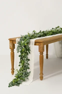 6ft Flower Garland in Sage & Green