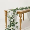 6ft Flower Garland in White & Sage