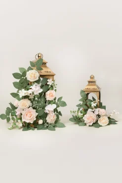 2ft Flower Garlands in Blush & Cream