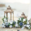 2ft Flower Garlands in Dusty Blue & Navy