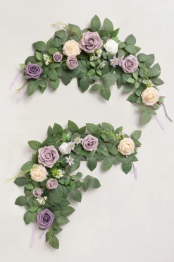 2ft Flower Garlands in Lilac | Clearance
