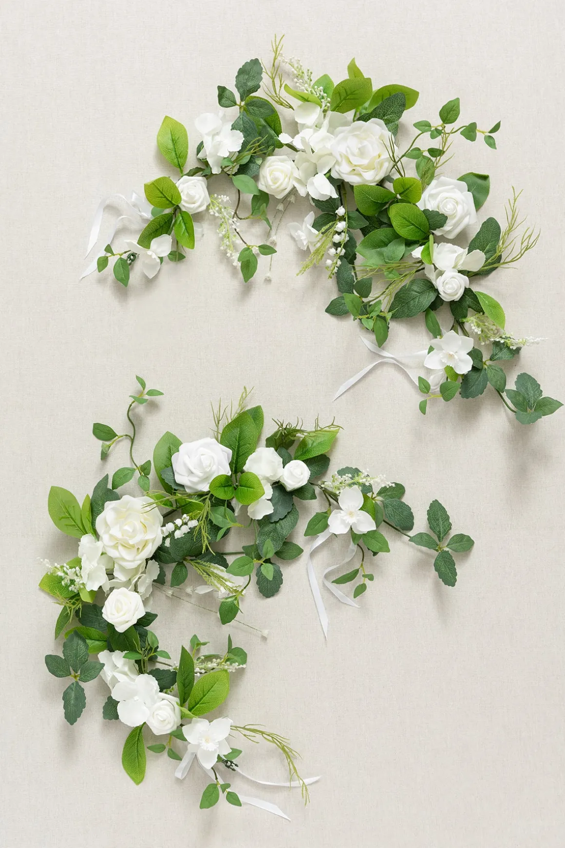 2ft Flower Garlands in May Lily & Olive