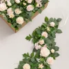 2ft Flower Garlands in Powder Pink & Cream