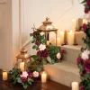 2ft Flower Garlands in Romantic Marsala | Clearance