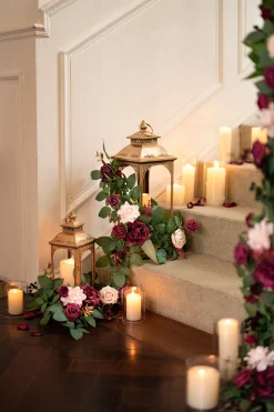 2ft Flower Garlands in Romantic Marsala | Clearance