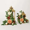 2ft Flower Garlands in Sunset Terracotta | Clearance