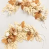 2ft Flower Garlands in Tawny Beige & Sand Beige