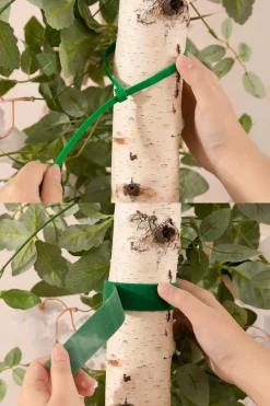6.5ft Flower Garland with Hanging Vines in Blush & Cream | Clearance
