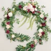 9ft Head Table Flower Garland in Romantic Marsala