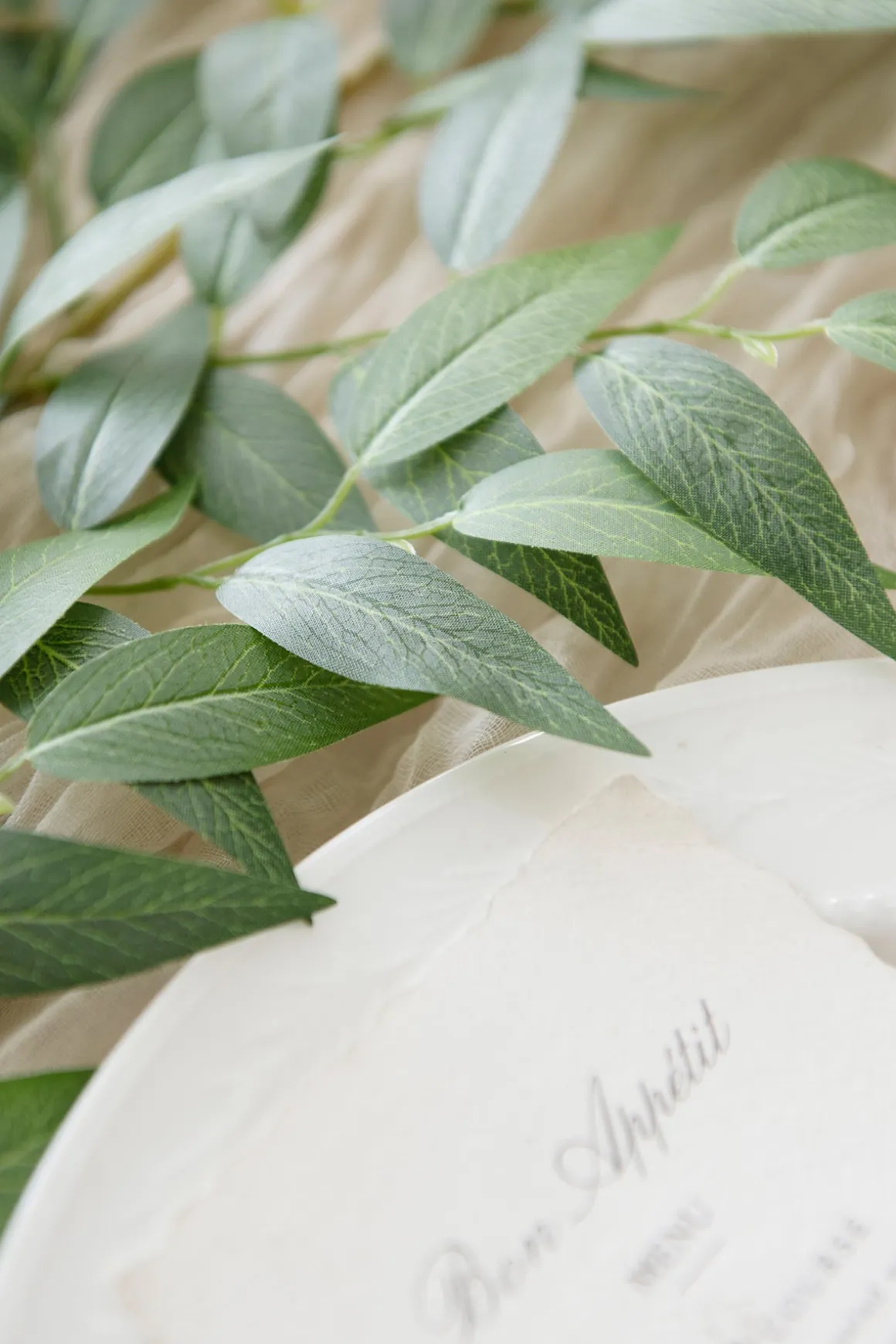 2.3ft Laurel Leaves Vines - 6PCS