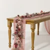 5ft Rose Leaf Flower Garland in Burgundy & Dusty Rose | Clearance