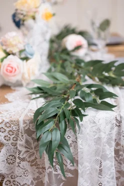 5.9ft Willow Leaf Greenery Garland