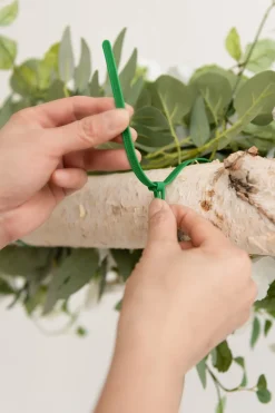 Garland Flower Arch Decor in White & Sage