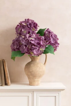 Hydrangeas with Stem - Purple