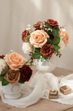 5-in-1 Quintet Floral Boxes - Autumn Terracotta