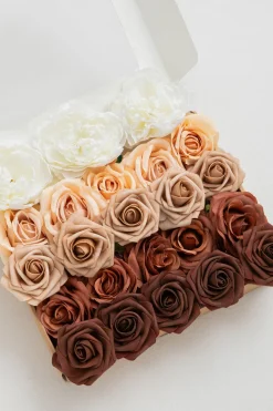 5-in-1 Quintet Floral Boxes - Terracotta