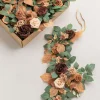 Lantern Flower Garlands in Caramel & Walnut Brown | Clearance