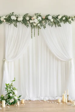 2-Layer Wedding Backdrop Curtains 59