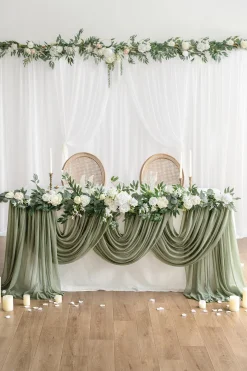 2-Layer Wedding Backdrop Curtains 59