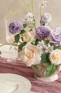 Lilac Purple Designer Flower Boxes