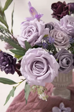 Lilac Purple Designer Flower Boxes