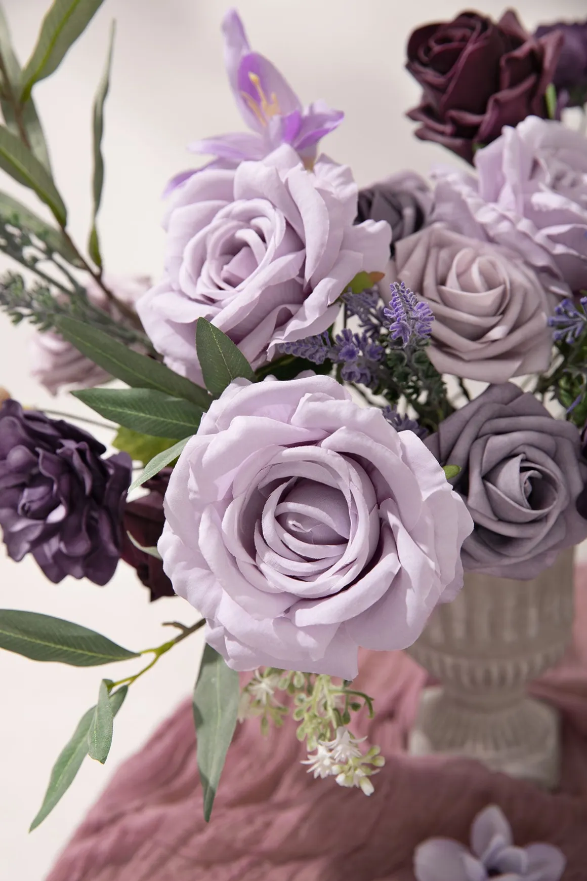 Lilac Purple Designer Flower Boxes