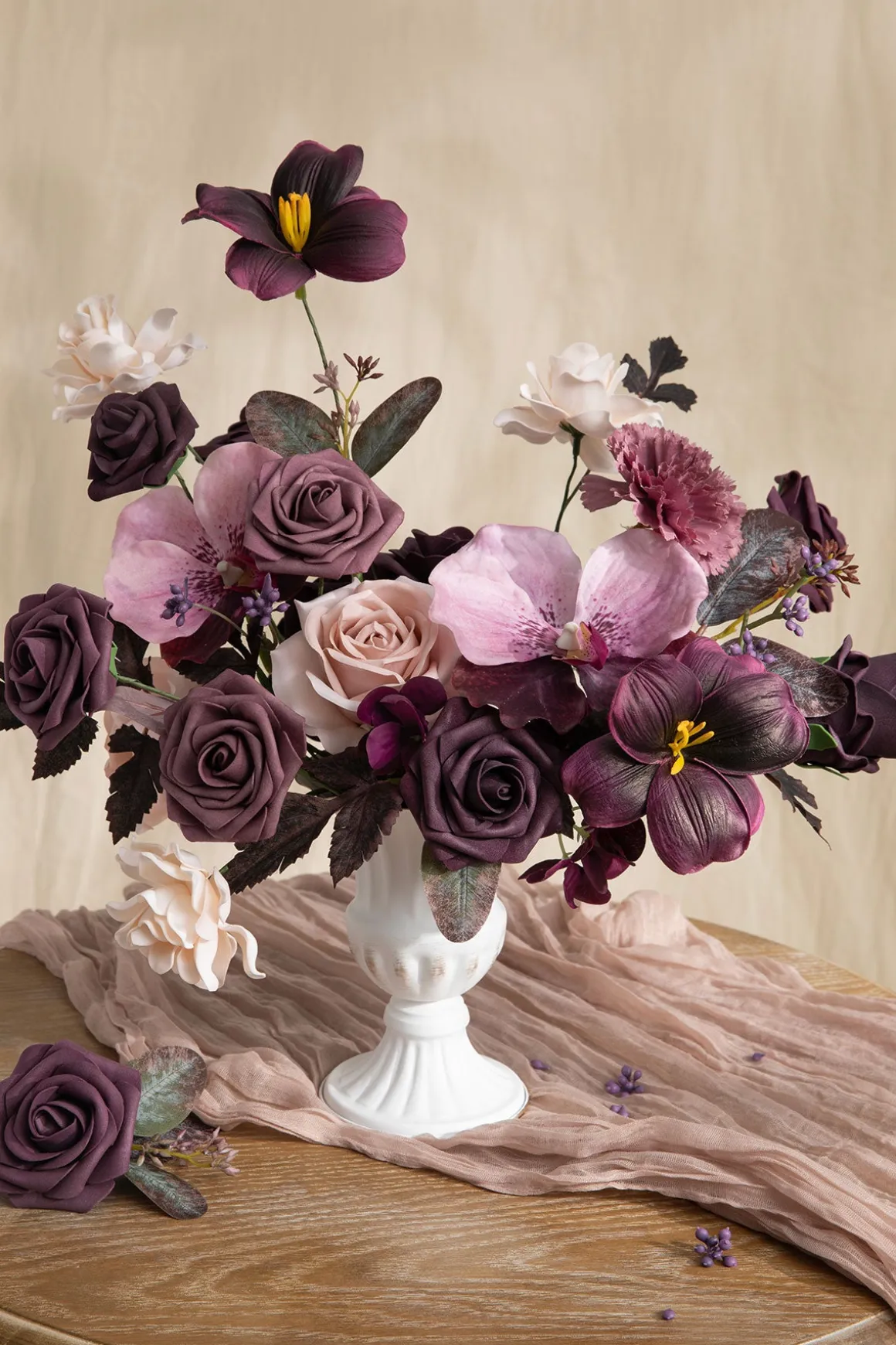 Lilac Purple Designer Flower Boxes