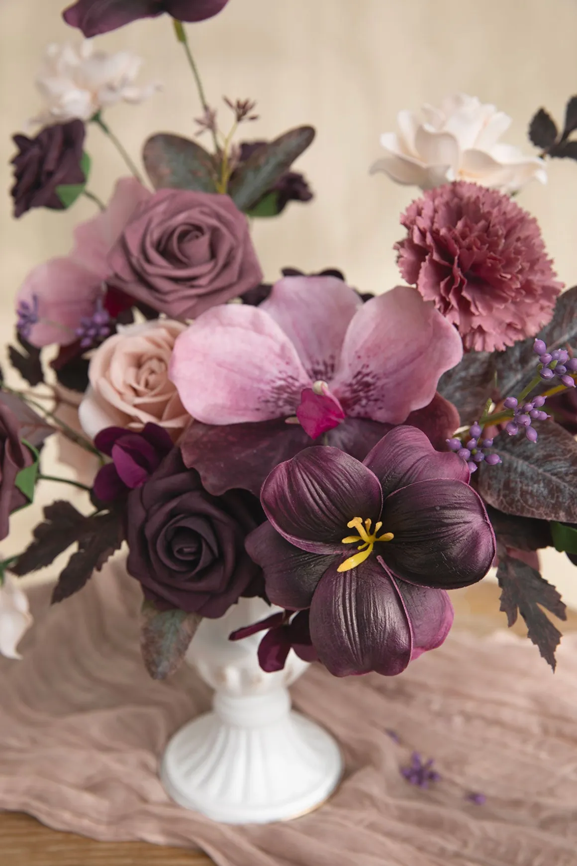 Lilac Purple Designer Flower Boxes