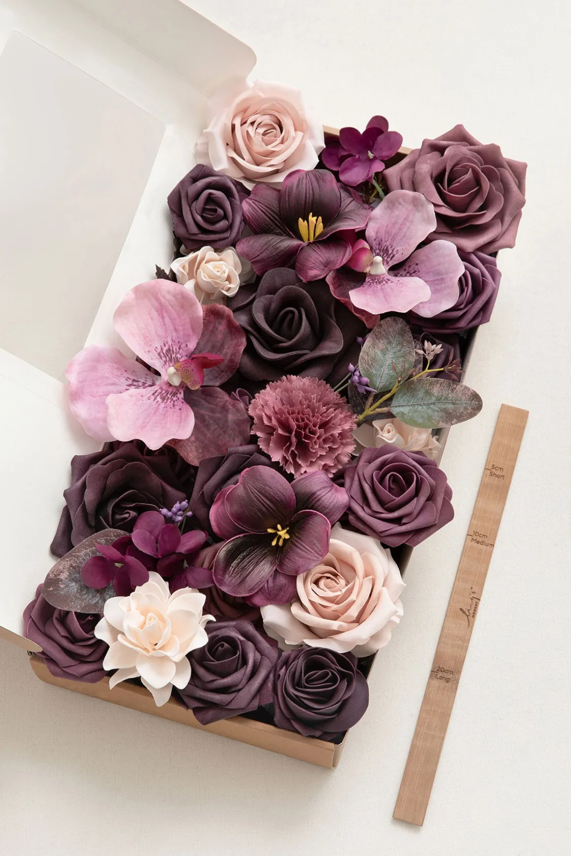 Lilac Purple Designer Flower Boxes