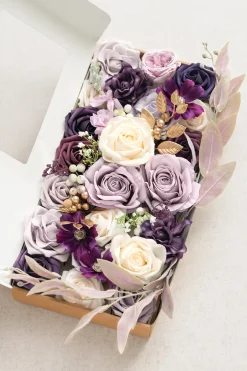 Lilac Purple Designer Flower Boxes