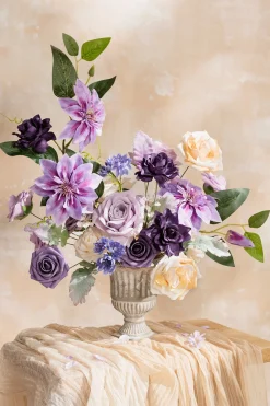 Lilac Purple Designer Flower Boxes