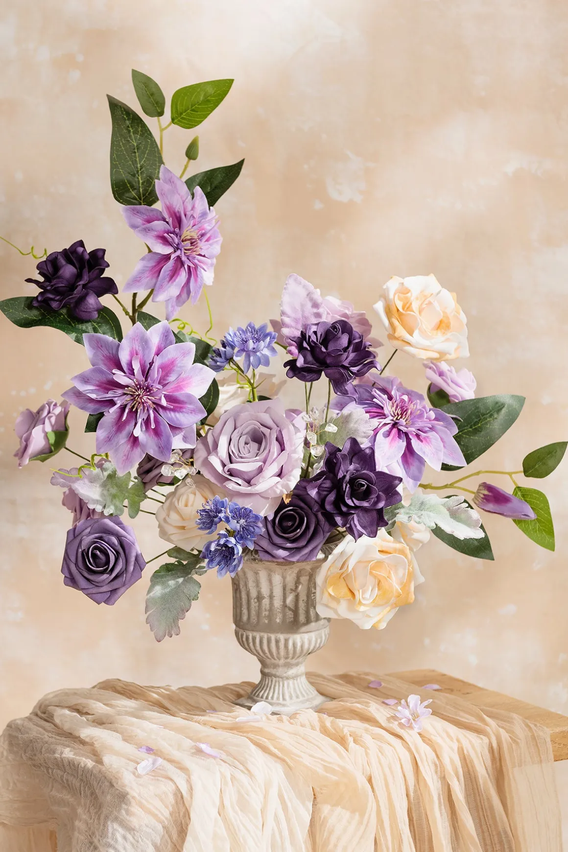 Lilac Purple Designer Flower Boxes