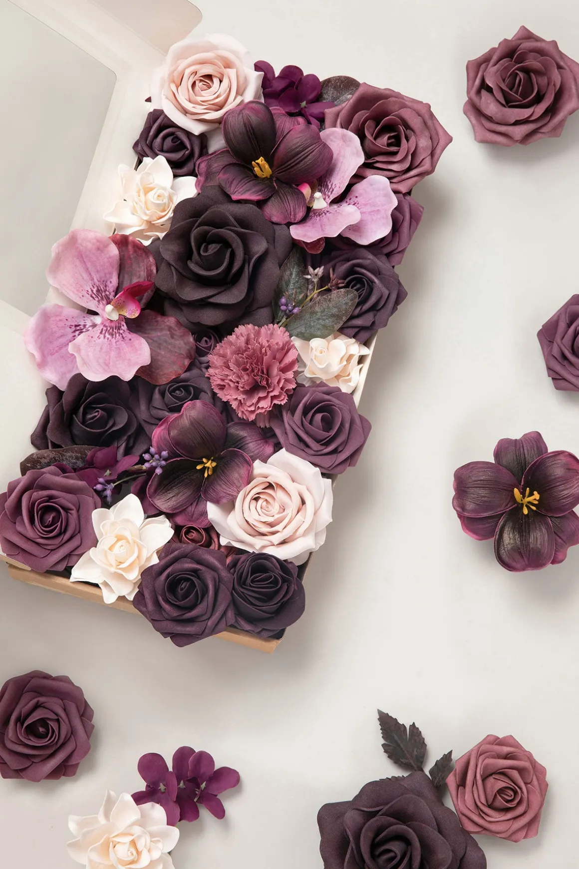 Lilac Purple Designer Flower Boxes