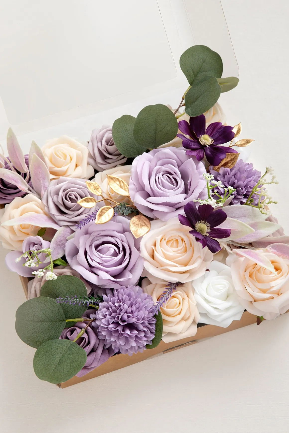 Lilac Purple Designer Flower Boxes