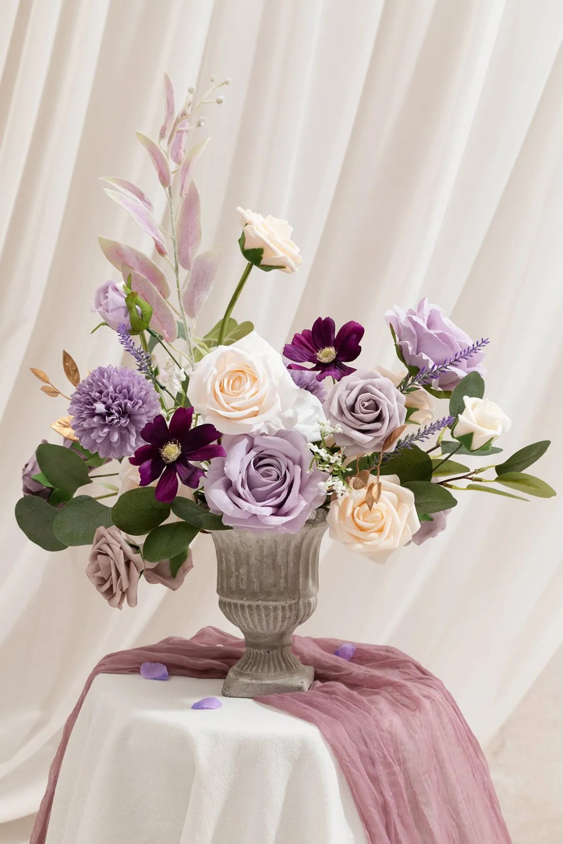 Lilac Purple Designer Flower Boxes