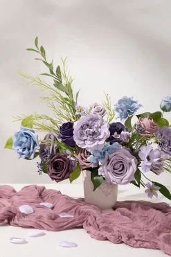 Lilac Purple Designer Flower Boxes