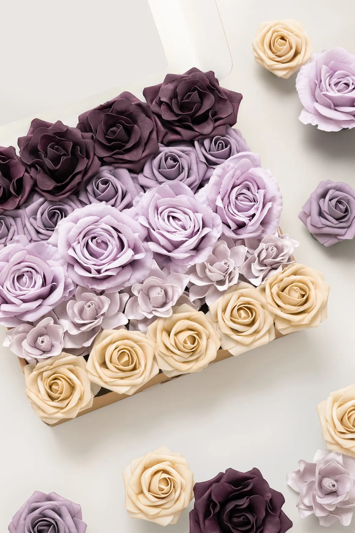 Lilac Purple Designer Flower Boxes
