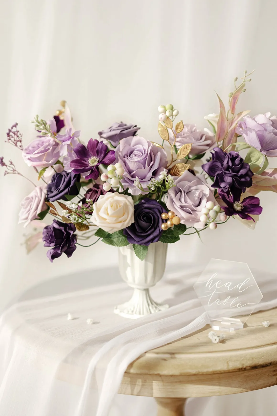 Lilac Purple Designer Flower Boxes