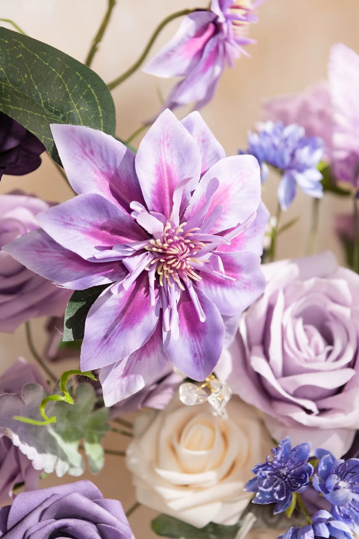 Lilac Purple Designer Flower Boxes