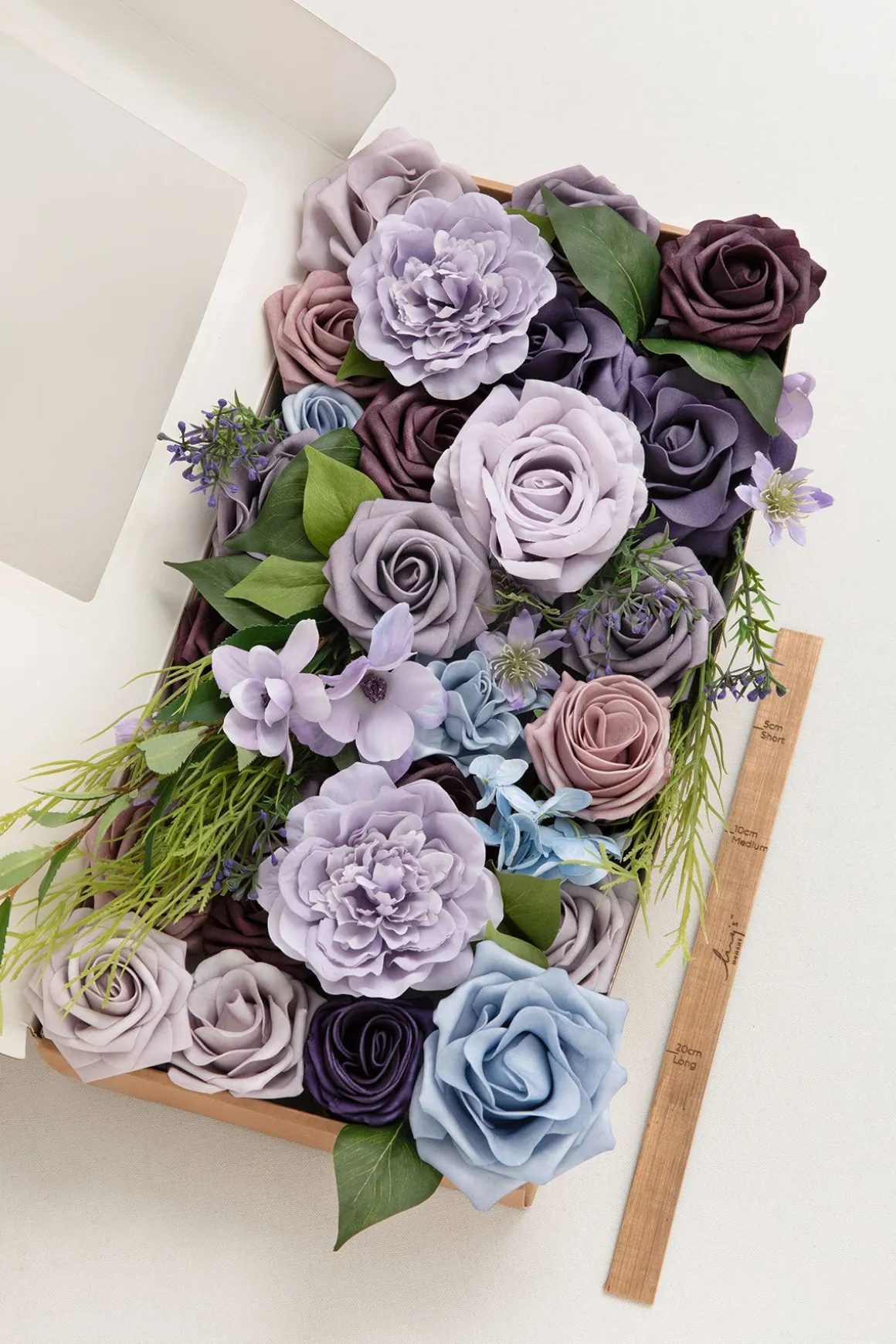 Lilac Purple Designer Flower Boxes