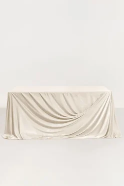 Lyocell-Texture Polyester Velvet Cloth for Table and Backdrop