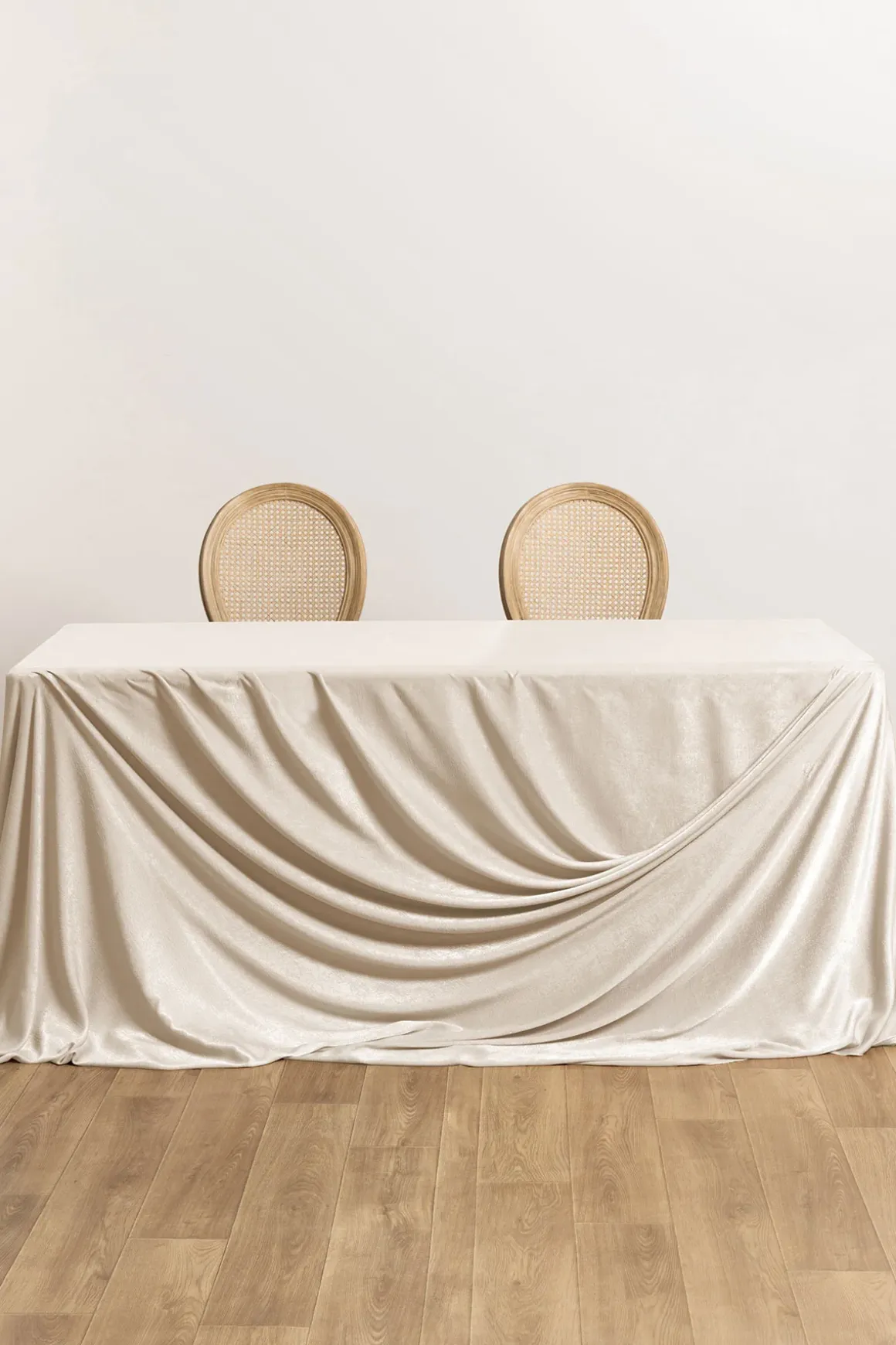 Lyocell-Texture Polyester Velvet Cloth for Table and Backdrop