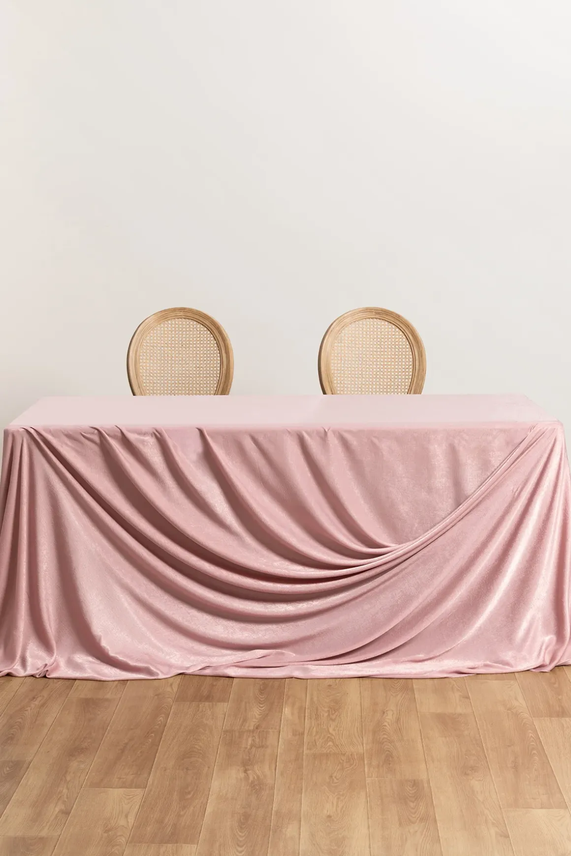Lyocell-Texture Polyester Velvet Cloth for Table and Backdrop