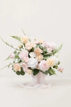 Medium Free-Form Bridal Bouquet in Cream & Blush